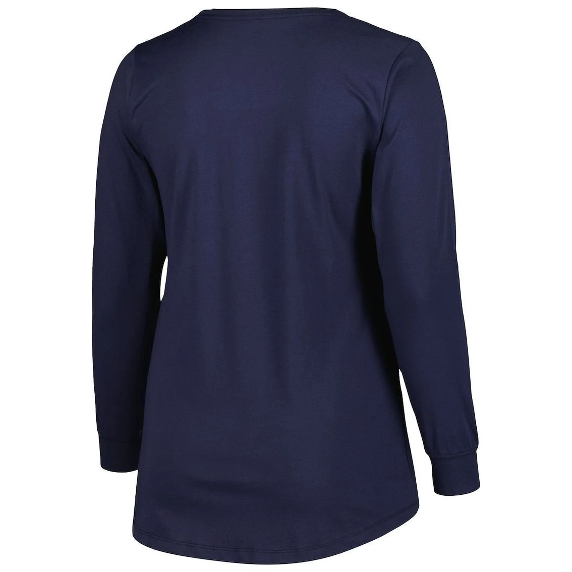 Best reviews of β¨ Women's Fanatics Branded Navy Chicago Bears Plus Size Measure Distance Scoop Neck Long Sleeve T-Shirt π - Image 4