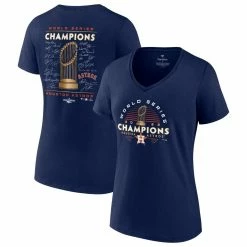 Cheapest π Women's Fanatics Branded Navy Houston Astros 2022 World Series Champions Signature Roster V-Neck T-Shirt π§¨