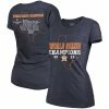 Coupon ✨ Women's Majestic Threads Navy Houston Astros 2022 World Series Champions Over The Wall Roster Tri-Blend T-Shirt 👏