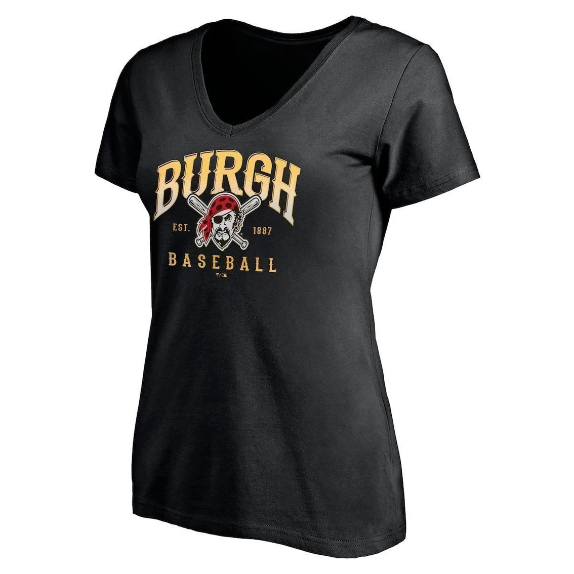 Flash Sale π Women's Fanatics Branded Black Pittsburgh Pirates Hometown V-Neck T-Shirt βοΈ - Image 3