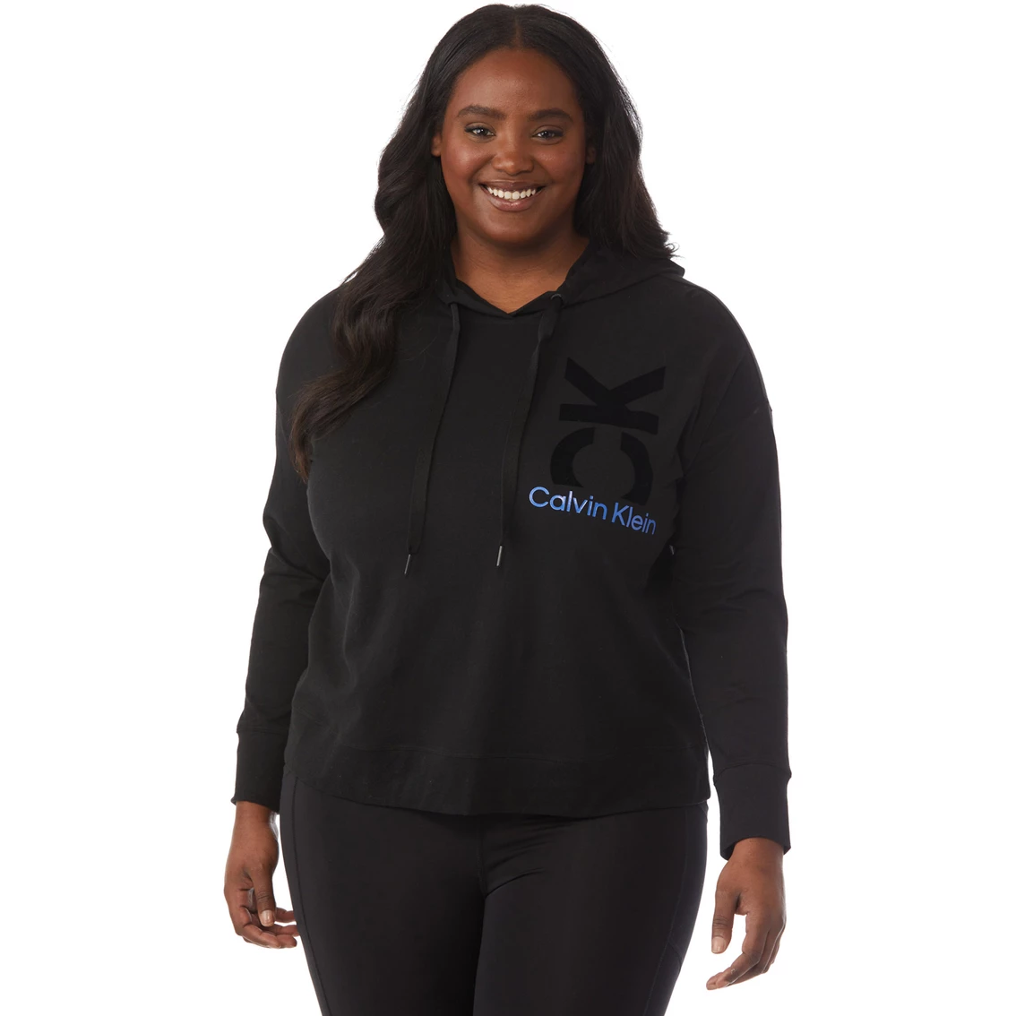 Budget π Calvin Klein Performance Plus Size Logo Pullover Hoodie π€© - Image 2