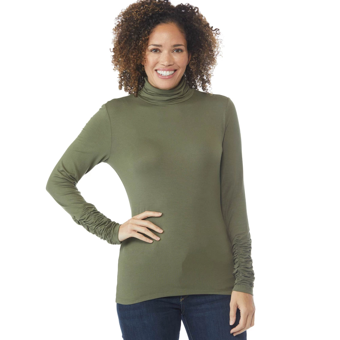 Cheap π€© Passports Rouched Turtleneck Tee βοΈ - Image 2