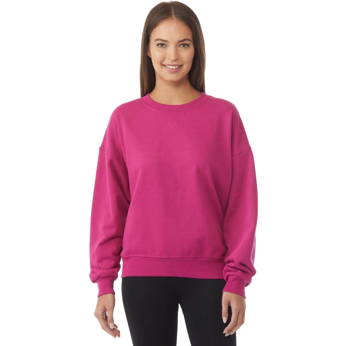 Cheap π Calvin Klein Performance High Density Logo Blouson Sleeve Oversized Sweatshirt π - Image 2