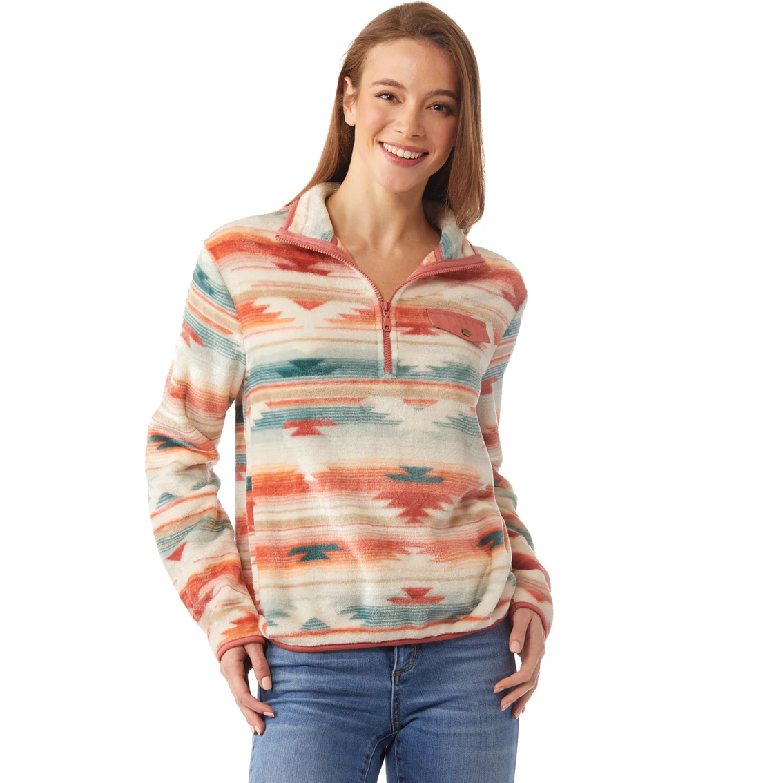 Budget π₯ Wallflower Juniors Woobie Quarter Zip Pullover π - Image 3