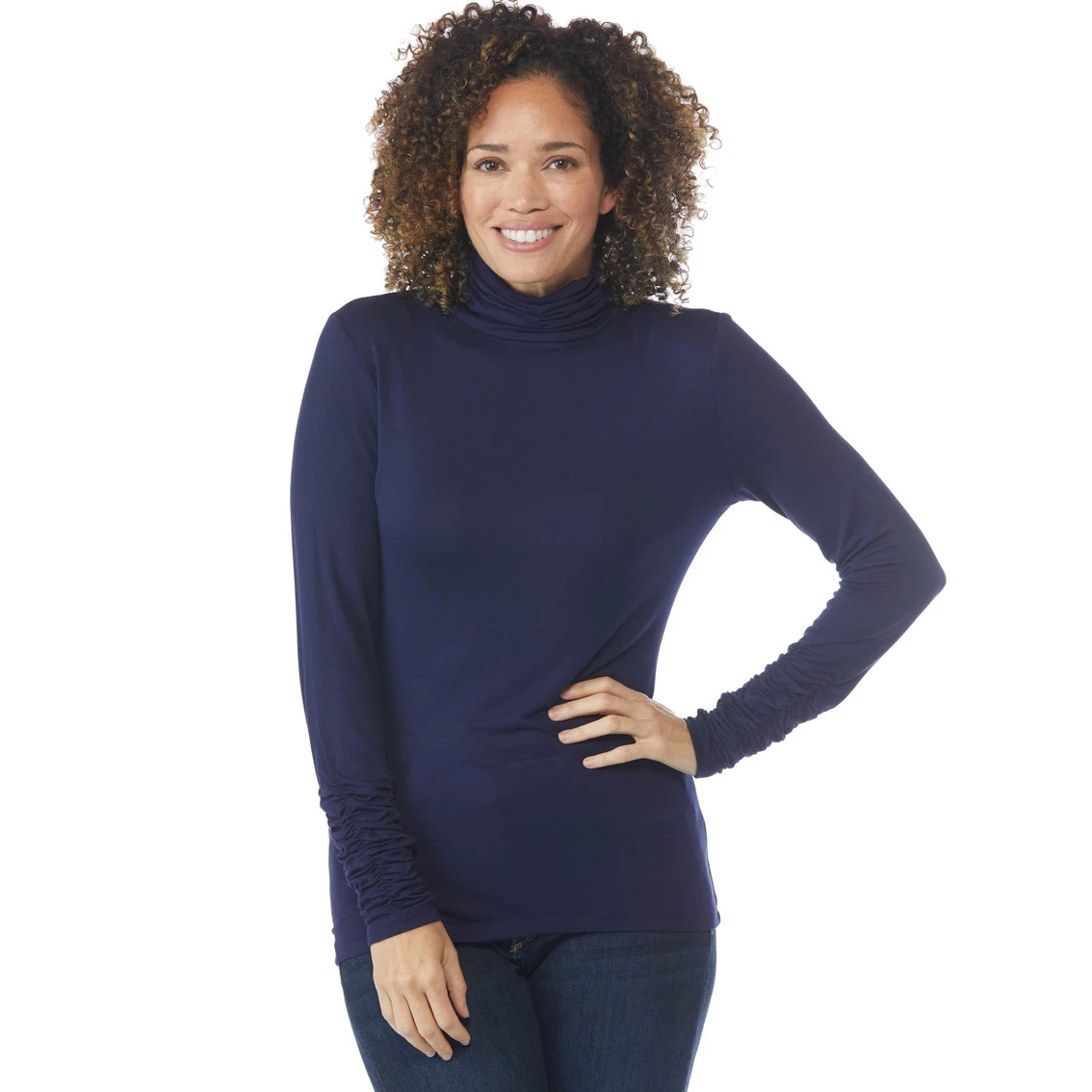 Cheap π€© Passports Rouched Turtleneck Tee βοΈ - Image 4