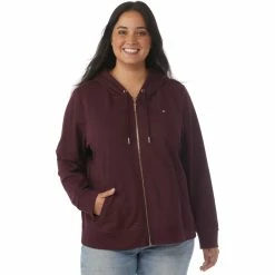 Best reviews of π Tommy Hilfiger Plus Size Zip Front Hoodie π