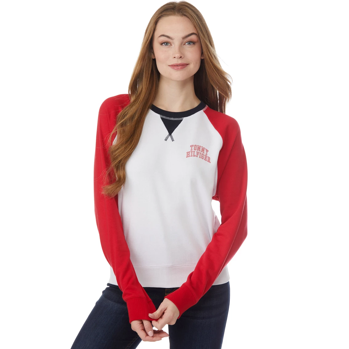 Wholesale 𧨠Tommy Hilfiger Colorblock Crewneck Sweatshirt π₯ - Image 2