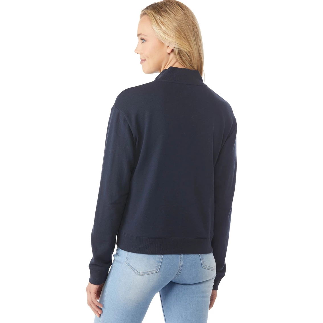 Deals β Tommy Hilfiger Half Zip Cropped Knit Sweatshirt π - Image 2