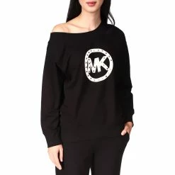 Best deal 🧨 Michael Kors Stud Off The Shoulder Sweatshirt 🎁