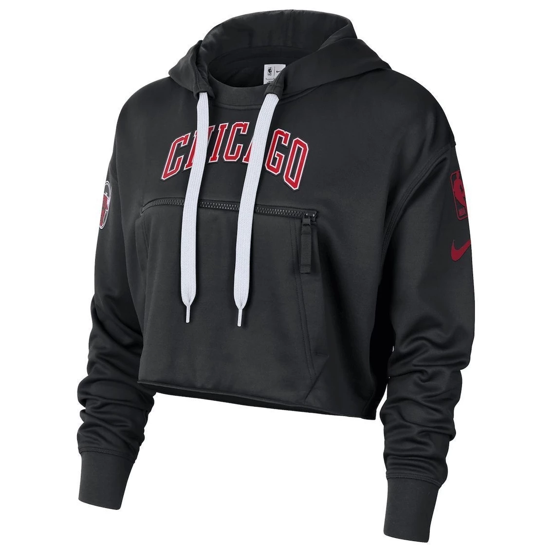 Budget π€© Women's Nike Black Chicago Bulls 2022/23 City Edition Courtside Pullover Hoodie π― - Image 3