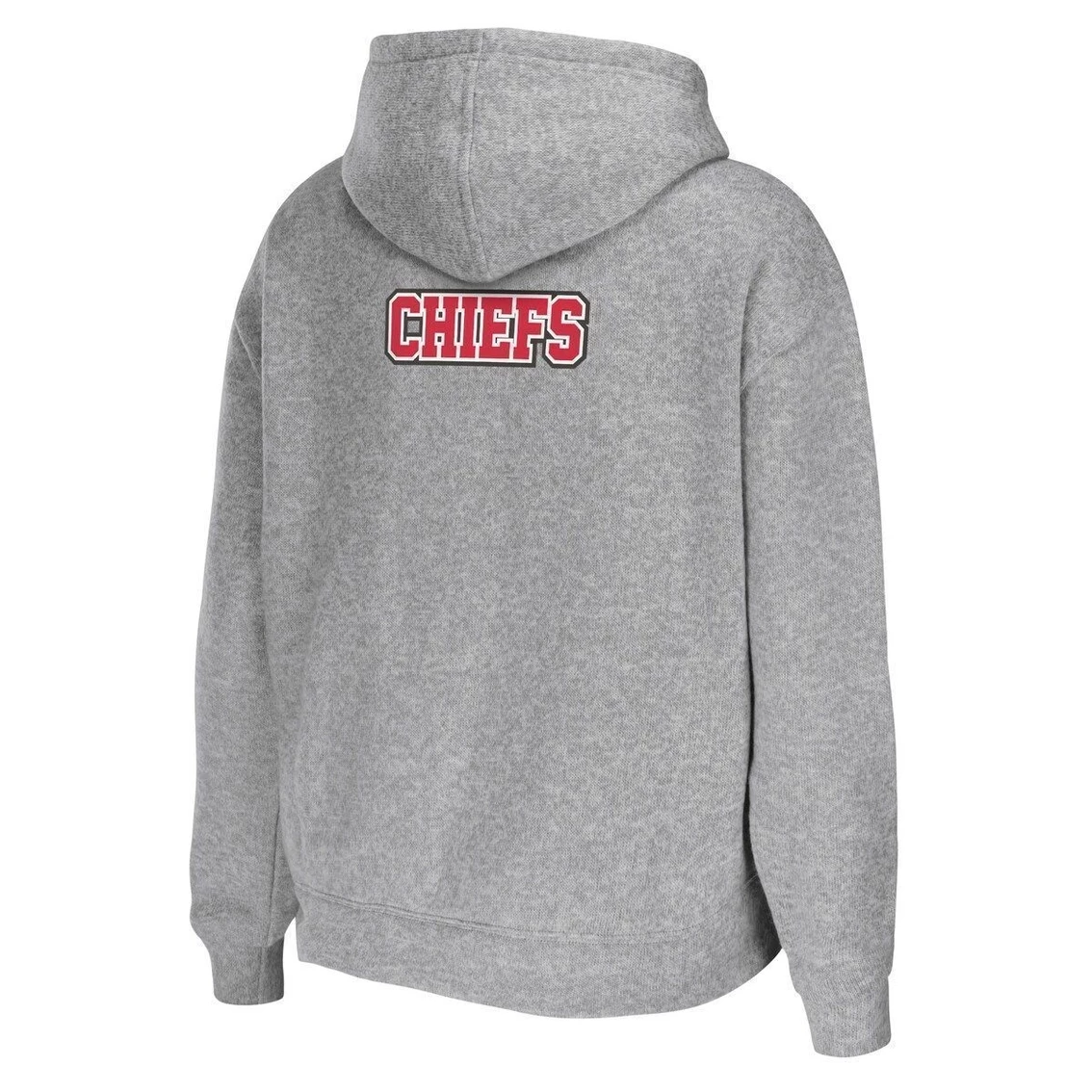 Top 10 π€© Women's WEAR By Erin Andrews Heathered Gray Kansas City Chiefs Team Full-Zip Hoodie π - Image 4