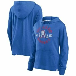 Coupon 🧨 Women's Fanatics Branded Royal Quebec Nordiques Heritage Salvation Waffle Pullover Hoodie ✔️