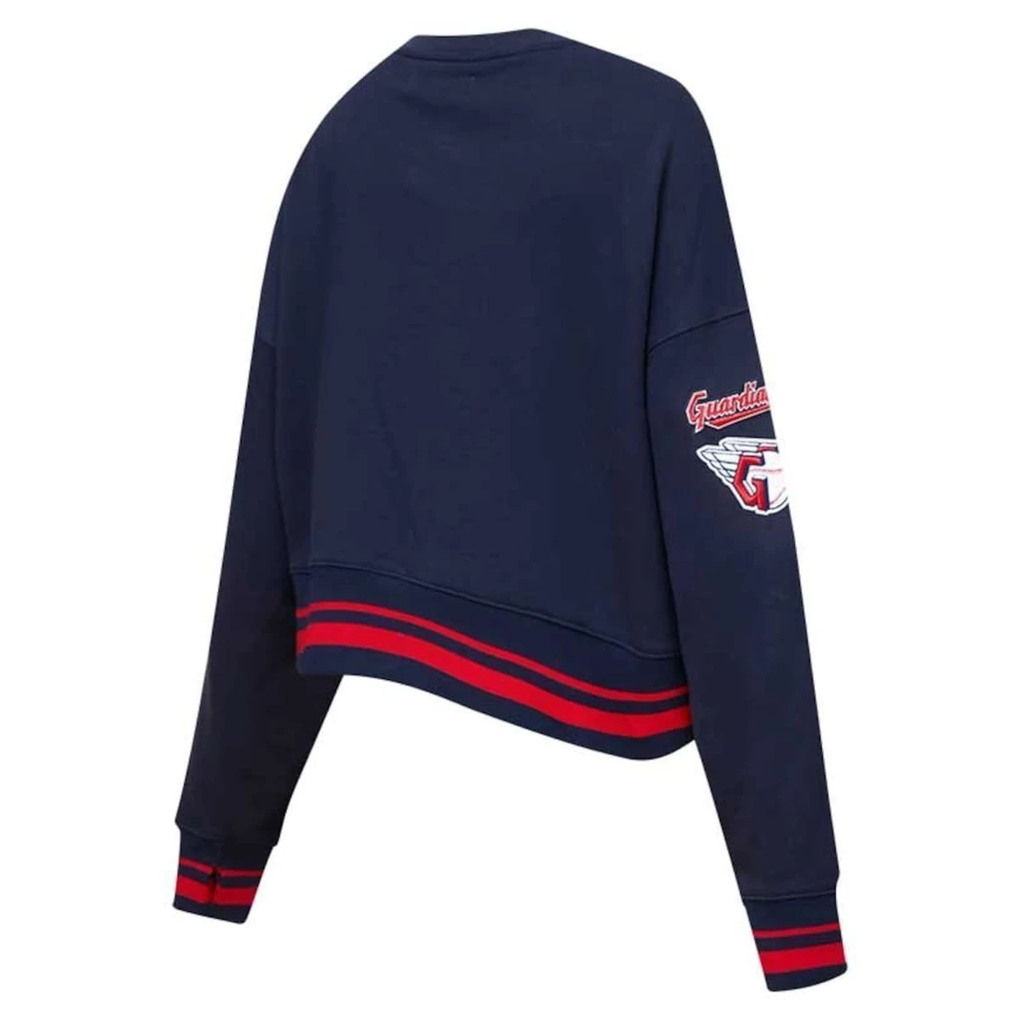 New π― Women's Pro Standard Navy Cleveland Guardians Mash Up Pullover Sweatshirt β - Image 4
