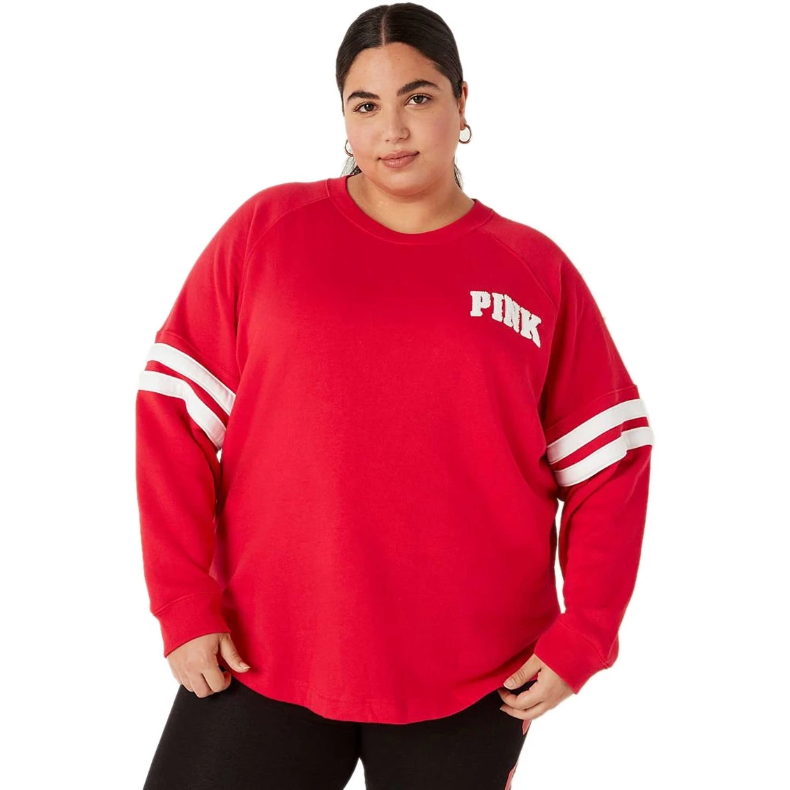 Discount π Victoria's Secret Pink Varsity Raglan Stripe Pullover π