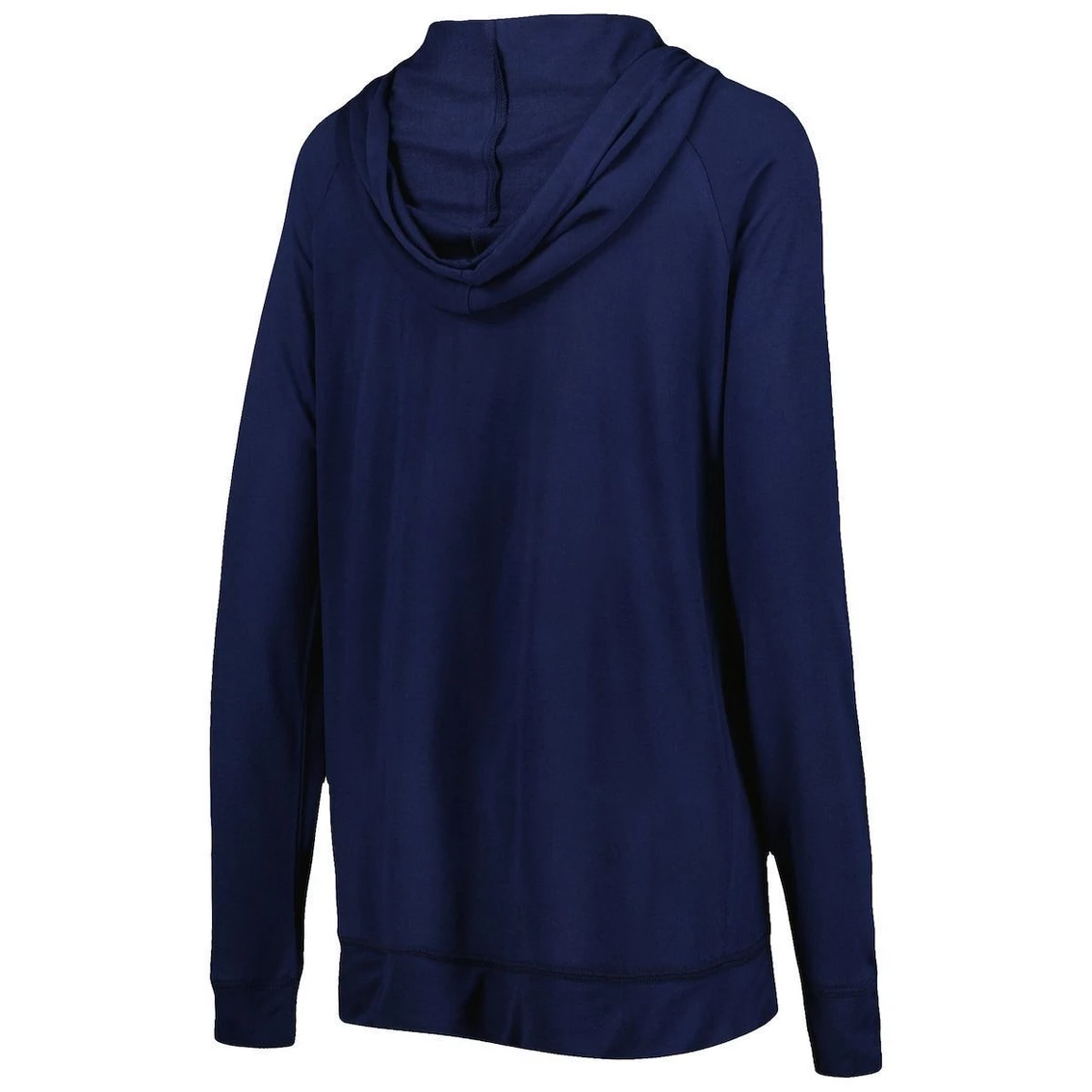 Best Sale π Women's Touch Navy Seattle Mariners Pre-Game Raglan Pullover Hoodie π - Image 4