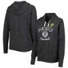 Outlet 👏 Women's Touch Black Pittsburgh Pirates Training Camp Tri-Blend Full-Zip Hoodie 👍