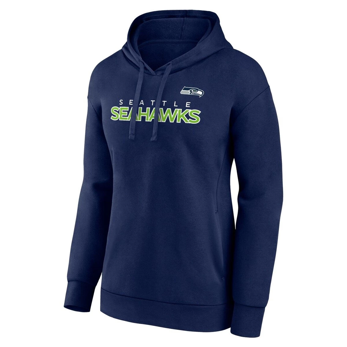 Budget π€© Women's Fanatics Branded College Navy Seattle Seahawks Checklist Crossover V-Neck Pullover Hoodie π - Image 3