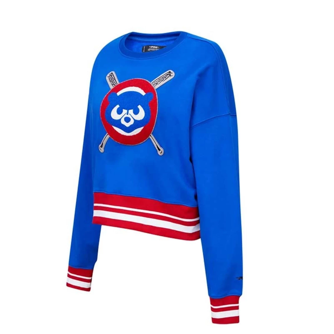 Hot Sale π€© Women's Pro Standard Royal Chicago Cubs Mash Up Pullover Sweatshirt π - Image 3