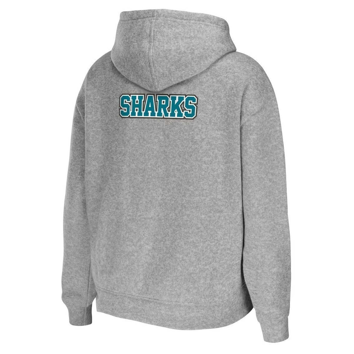 Best Pirce π Women's WEAR By Erin Andrews Heather Gray San Jose Sharks Full-Zip Hoodie π - Image 4