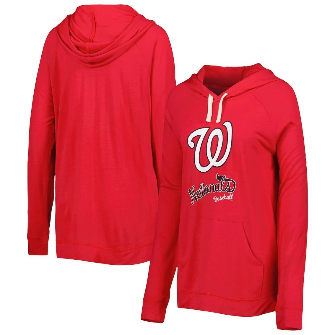 Cheap π― Women's Touch Red Washington Nationals Pre-Game Raglan Pullover Hoodie π