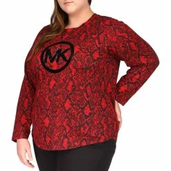 Wholesale 💯 Michael Kors Plus Size Snake Logo Tee ✔️