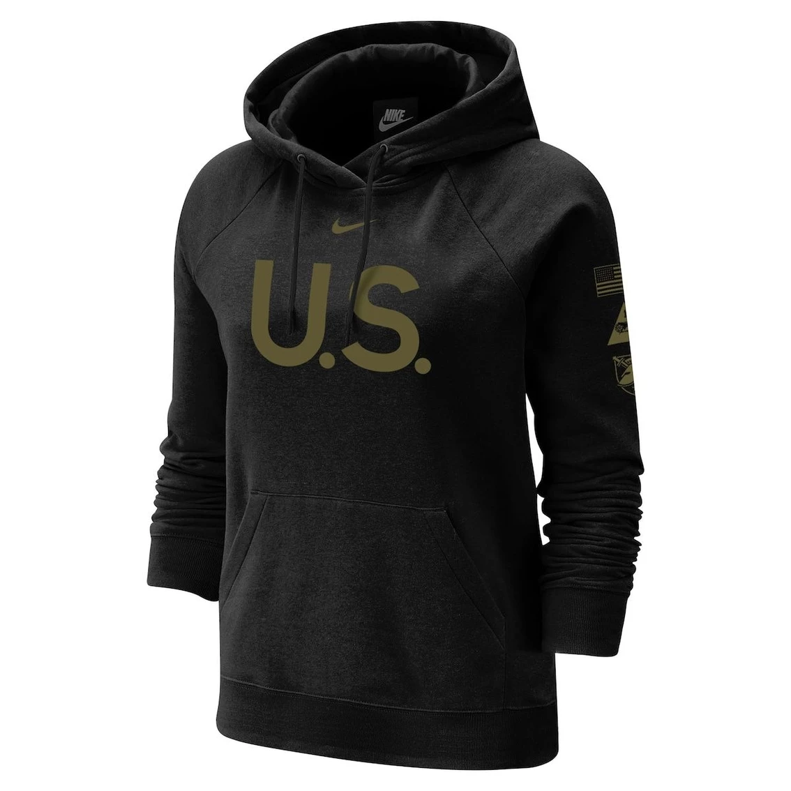 Coupon 𧨠Women's Nike Black Army Black Knights 1st Armored Division Old Ironsides Operation Torch Pullover Hoodie π