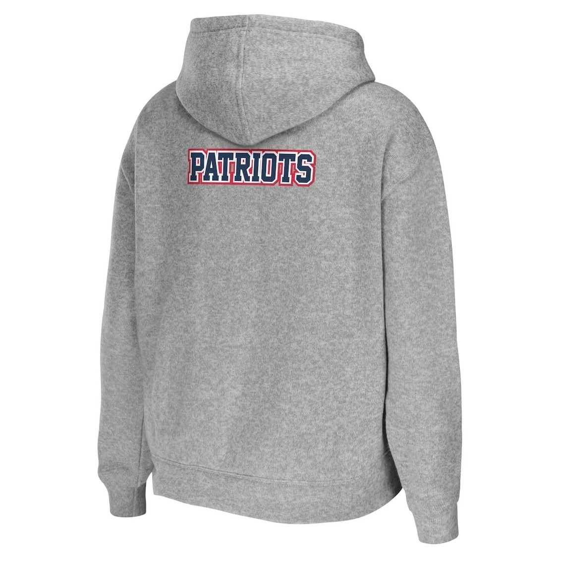 Discount βοΈ Women's WEAR By Erin Andrews Heather Gray New England Patriots Plus Size Full-Zip Hoodie π€© - Image 4