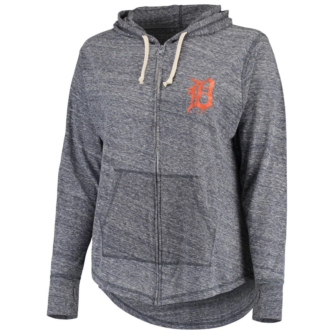 Top 10 β¨ Women's Soft As A Grape Navy Detroit Tigers Plus Size Full-Zip Hoodie β - Image 3