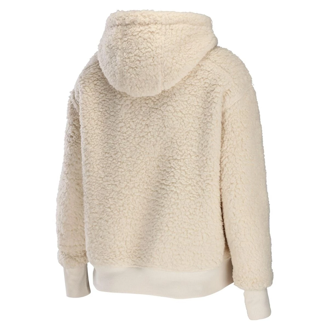 Brand new π Women's WEAR By Erin Andrews Cream New Orleans Saints Sherpa Half-Zip Hoodie βοΈ - Image 4