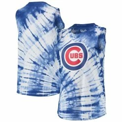Promo π Women's Touch Royal Chicago Cubs Money Ball Tie-Dye Tank Top π