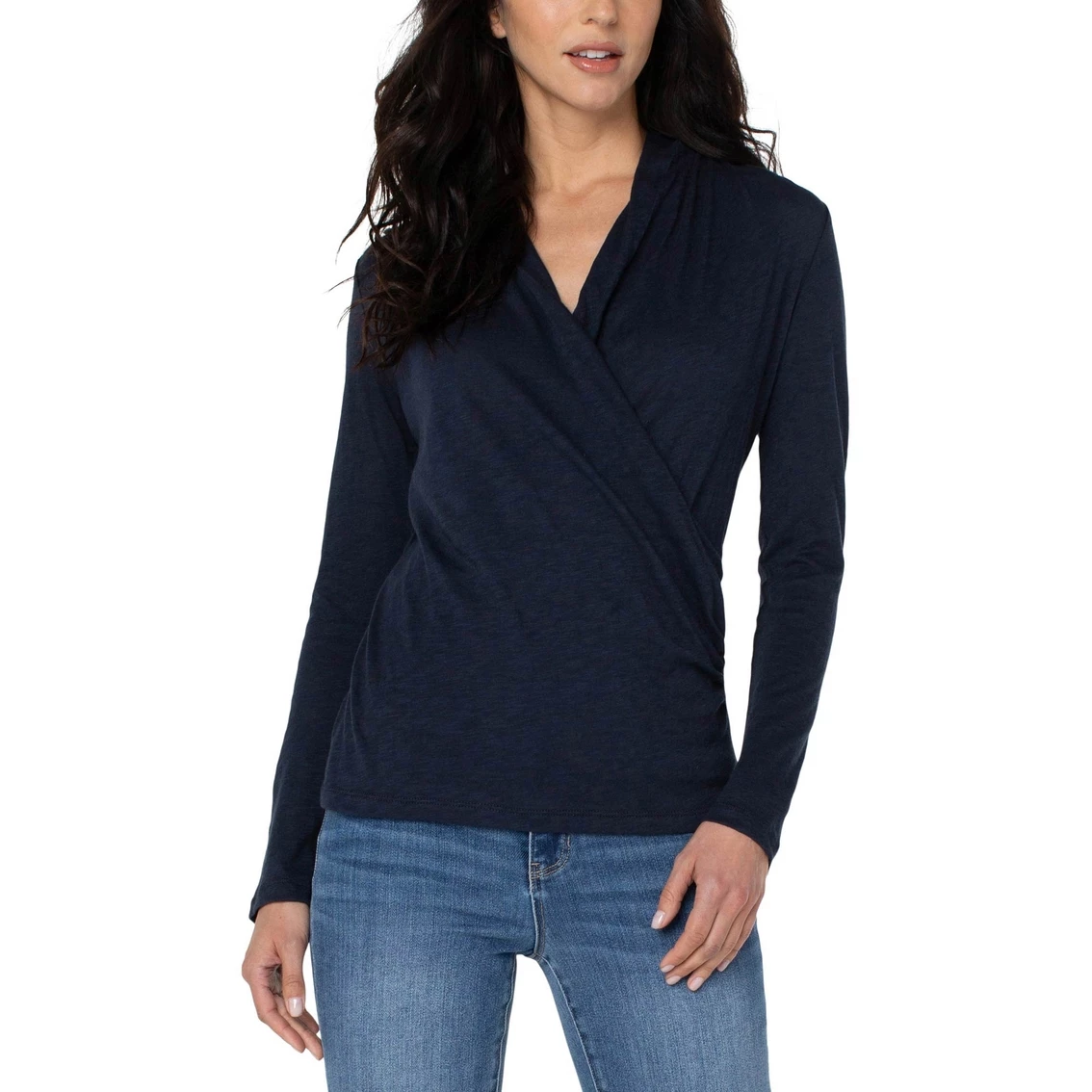 Hot Sale π Liverpool Wrap Knit Top β - Image 2