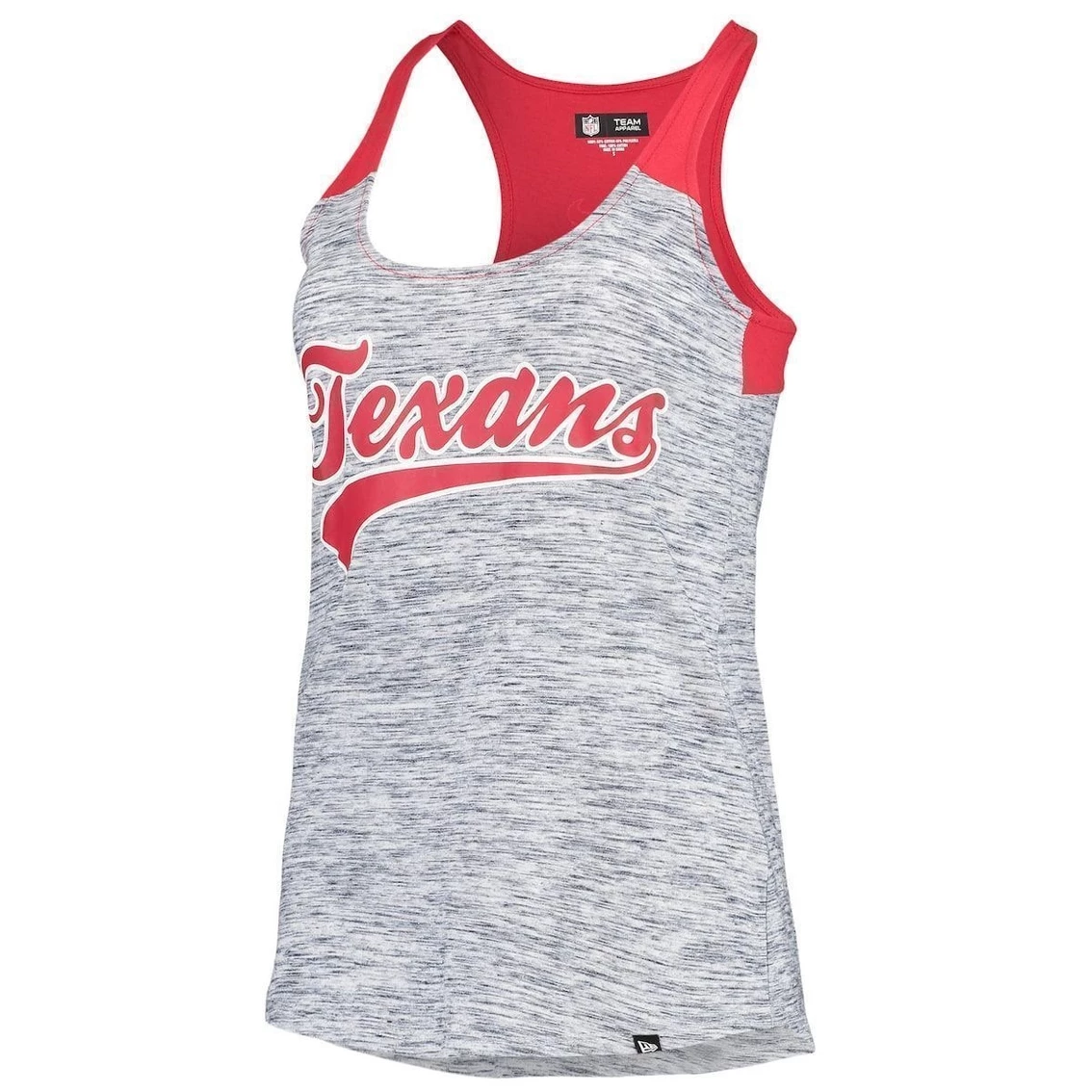 Discount π€© Women's New Era Red/Navy Houston Texans Space Dye Racerback Scoop Neck Tank Top π - Image 3