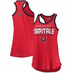 Best reviews of ✨ Women's G-III Sports By Carl Banks Red Washington Capitals Showdown Slub Racerback Tank Top ✨