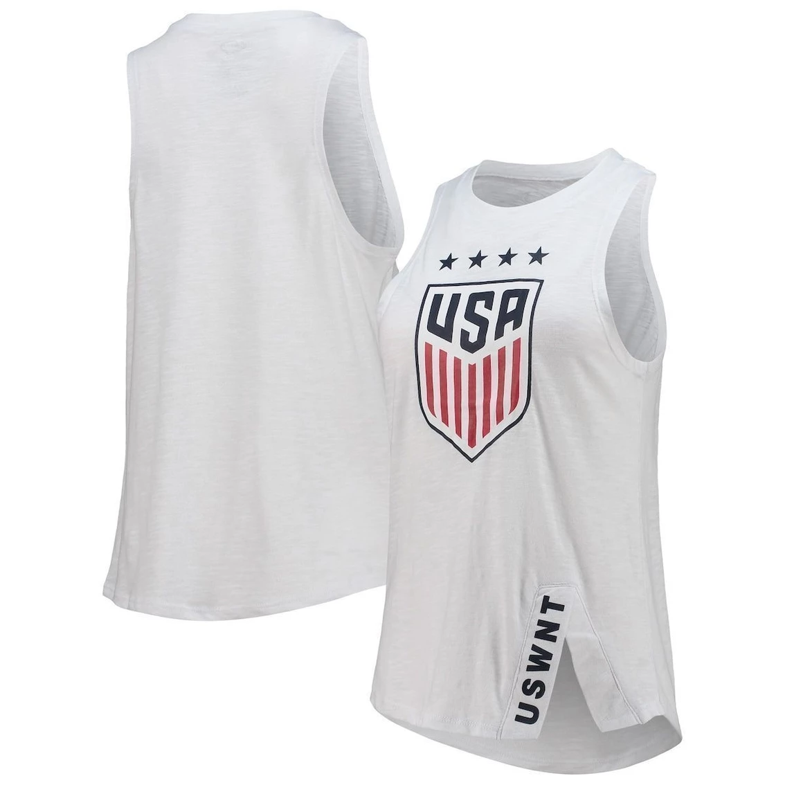 Best Sale π Women's Concepts Sport White USWNT Establish Slub Tank Top π