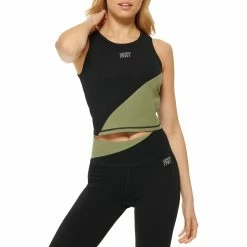 Top 10 🤩 DKNY Sport Cropped Colorblock Logo Tank ✔️