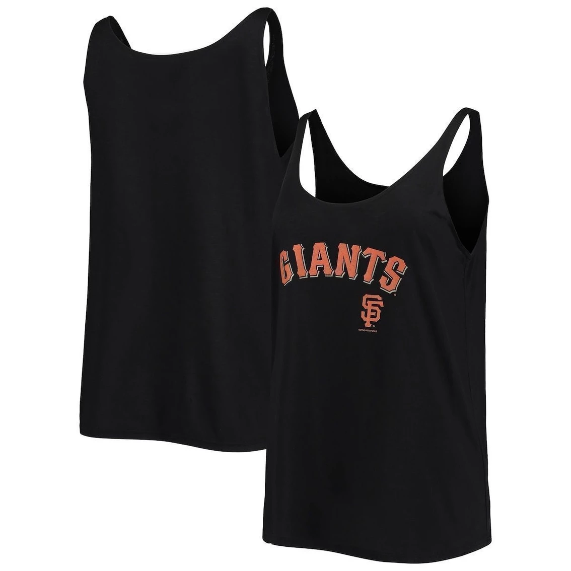 Cheapest π Women's Soft As A Grape Black San Francisco Giants Slouchy Tank Top β