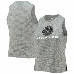 Best Sale 🥰 Women's Concepts Sport Charcoal Inter Miami CF Centerline Tank Top 🥰