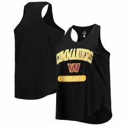 Best deal 😉 Profile 👩 Women's Black Washington Commanders Plus Size Team Racerback Tank Top 👍