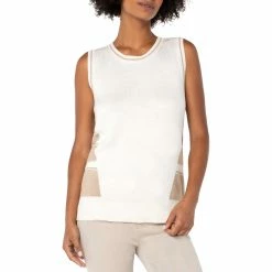 Cheapest 🤩 Liverpool Sleeveless Block Stripe Sweater 😍