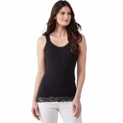 Outlet π€© JW π© Women's Lace Trimmed Knit Tank Top β