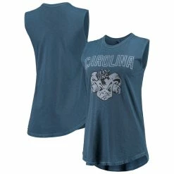 Wholesale 🛒 Women's Alternative Apparel Navy North Carolina Tar 👠 Heels Inside Out Washed Tank Top 🤩