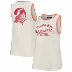 Coupon β¨ Women's Junk Food White/Orange Tampa Bay Buccaneers Throwback Pop Binding Scoop Neck Tank Top π€©