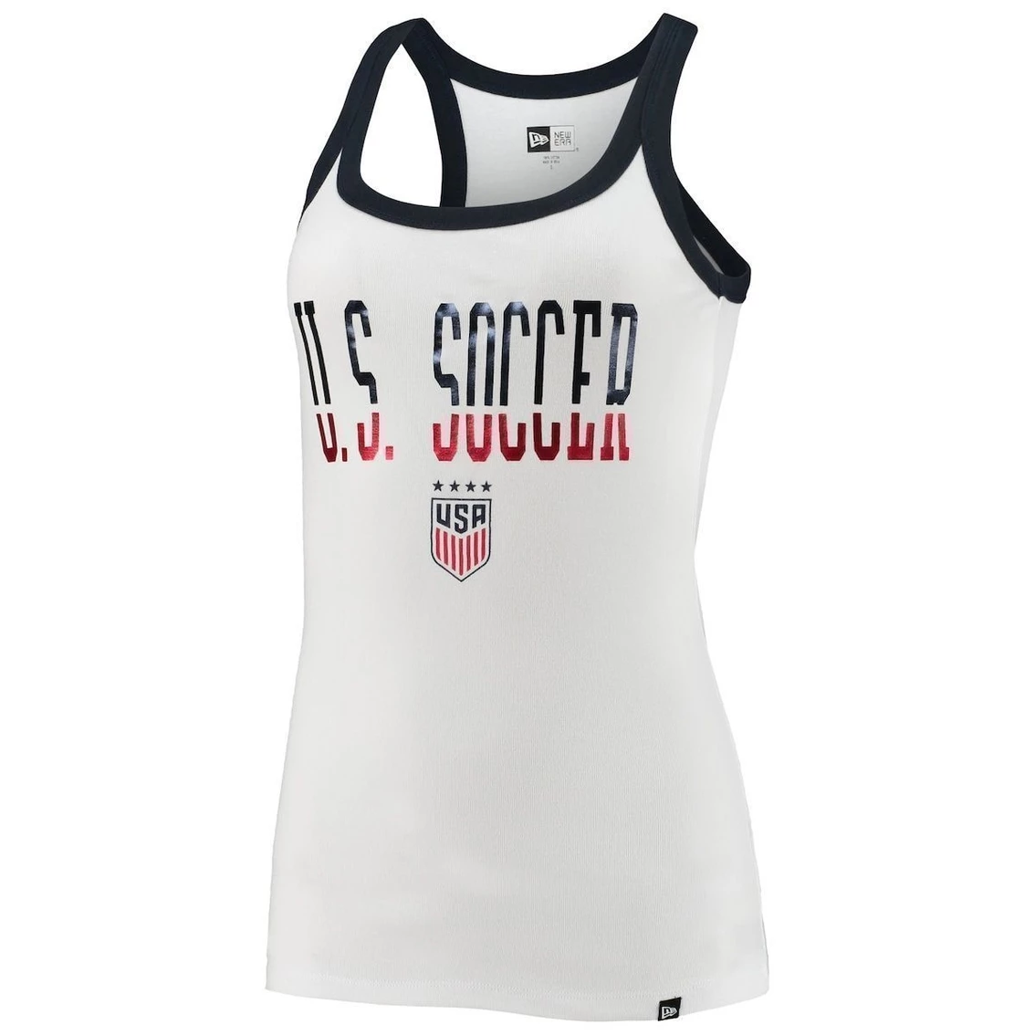 Best Sale β¨ Women's 5th & Ocean By New Era White USWNT Rib Tank Top π₯° - Image 3