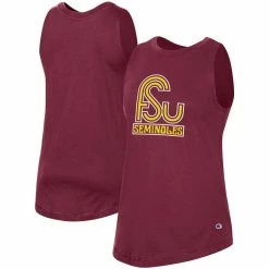 Deals 🤩 Women's Champion Garnet Florida State Seminoles Beach Club University Tank Top 😀