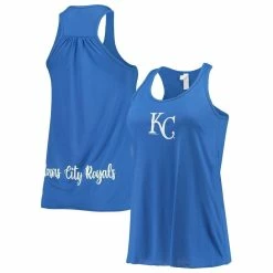 Buy 🛒 Women's Soft As A Grape Royal Kansas City Royals Front & Back Tank Top 🧨