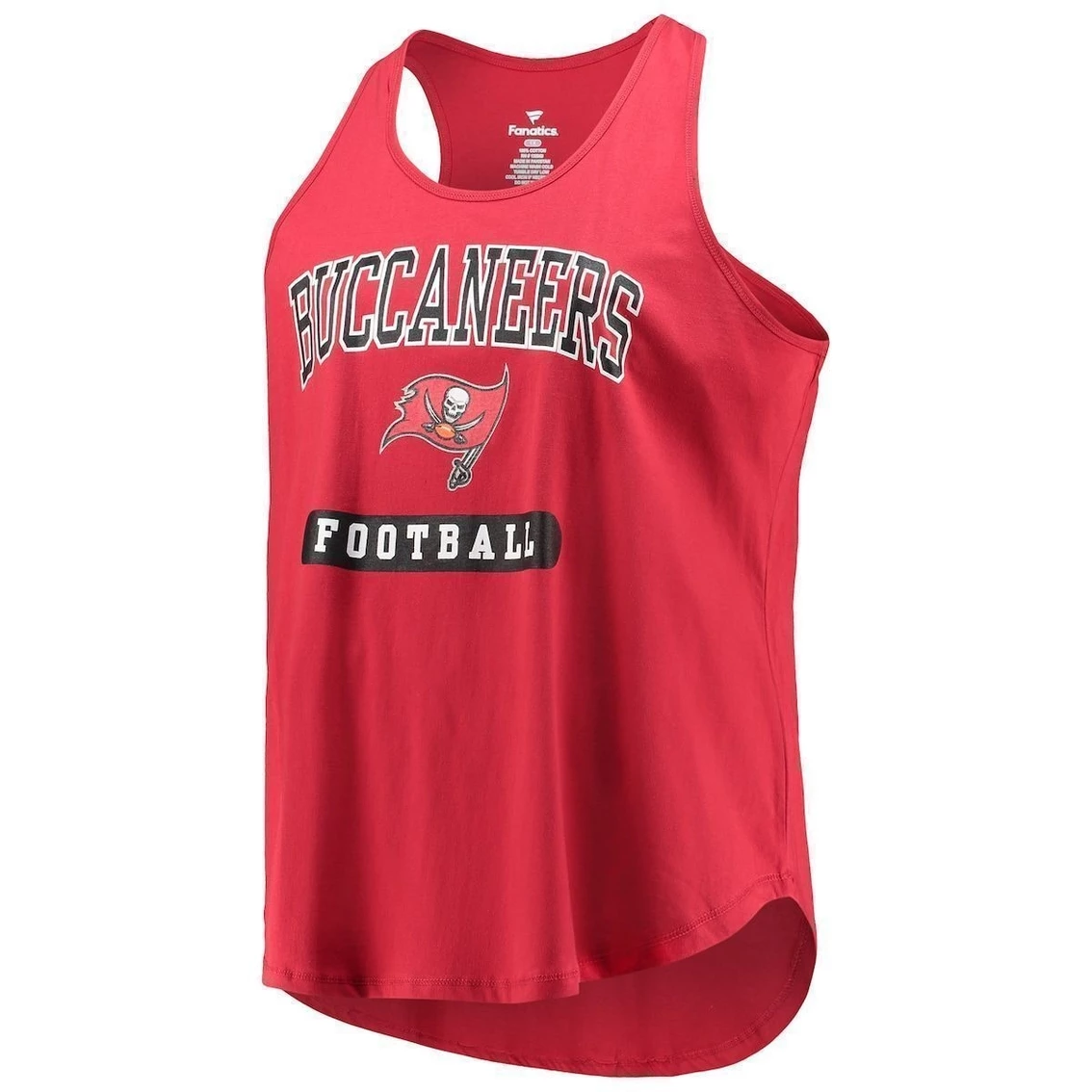 Outlet 𧨠Profile π© Women's Tampa Bay Buccaneers Red Plus Size Team Racerback Tank Top π - Image 3