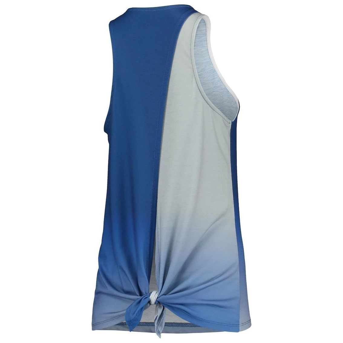 Promo ❤️ Women's FOCO Royal Los Angeles Dodgers Gradient Tie-Back Racerback Tank Top ❤️ - Image 4