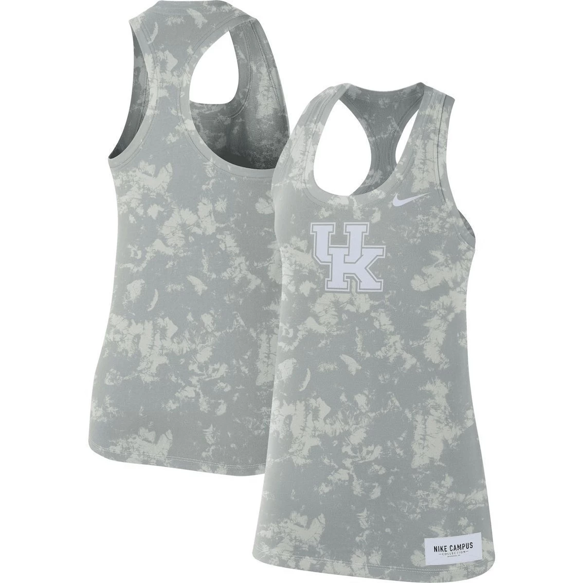 Cheap β Women's Nike Gray Kentucky Wildcats Tonal Camo Racerback Tank Top β