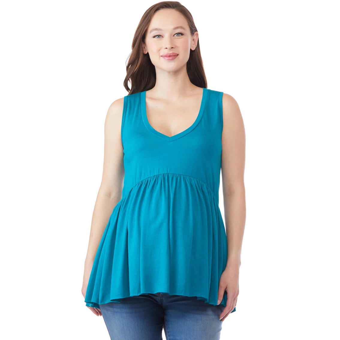 Outlet π Planet π© Motherhood Maternity Sleeveless Empire Waisted Swing Tank π€© - Image 3