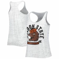 Flash Sale 💯 Women's Homefield White Oregon State Beavers "Beaver Believer" Racerback Tank Top 🎉